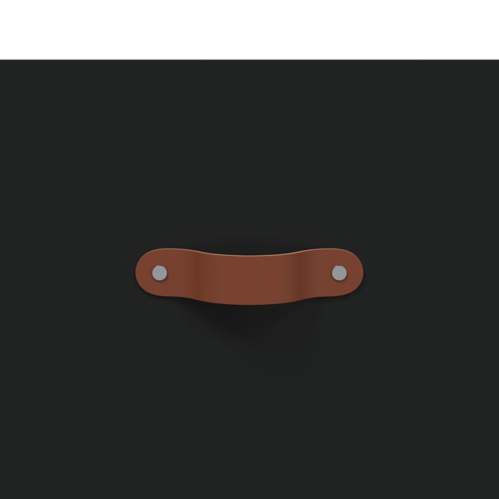 Credenza Nera 100x36x60 cm in Legno Multistrato 828141