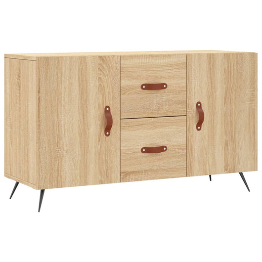 Credenza cassettiera mobile contenitore organizer cucina soggiorno salotto sonoma 100 x 36 x 60 cm legno ingegnerizzato marrone 02_0031466