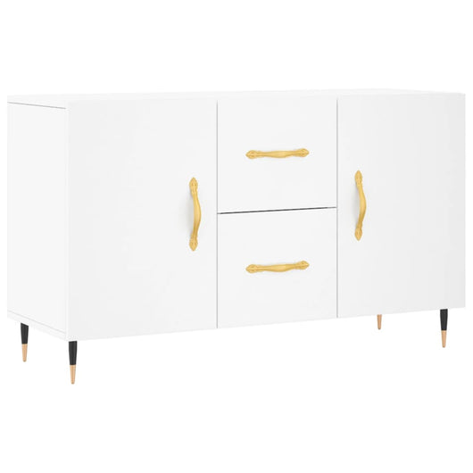 Credenza-Buffet-Armadio da cucina Bianca 100x36x60 cm in Legno Multistrato 387121