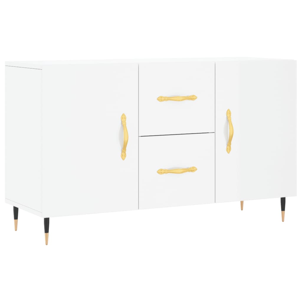 Credenza Bianco Lucido 100x36x60 cm in Legno Multistratocod mxl 103987