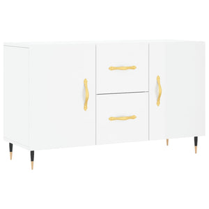 Credenza Bianco Lucido 100x36x60 cm in Legno Multistratocod mxl 103987