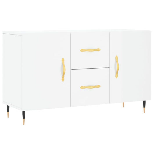 Credenza Bianco Lucido 100x36x60 cm in Legno Multistratocod mxl 103987