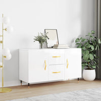Credenza Bianco Lucido 100x36x60 cm in Legno Multistratocod mxl 103987