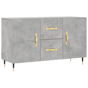 Credenza Grigio Cemento 100x36x60 cm in Legno Multistrato 828152