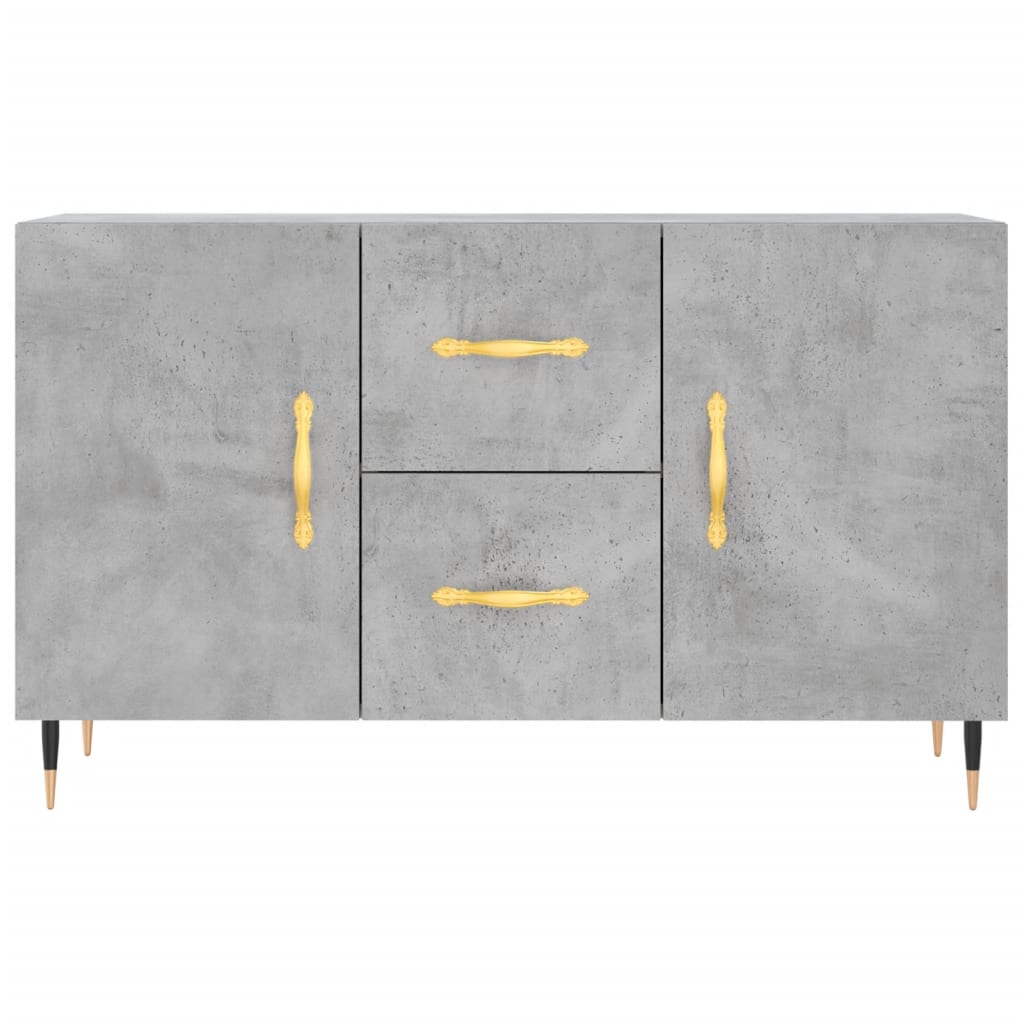 Credenza Grigio Cemento 100x36x60 cm in Legno Multistrato 828152