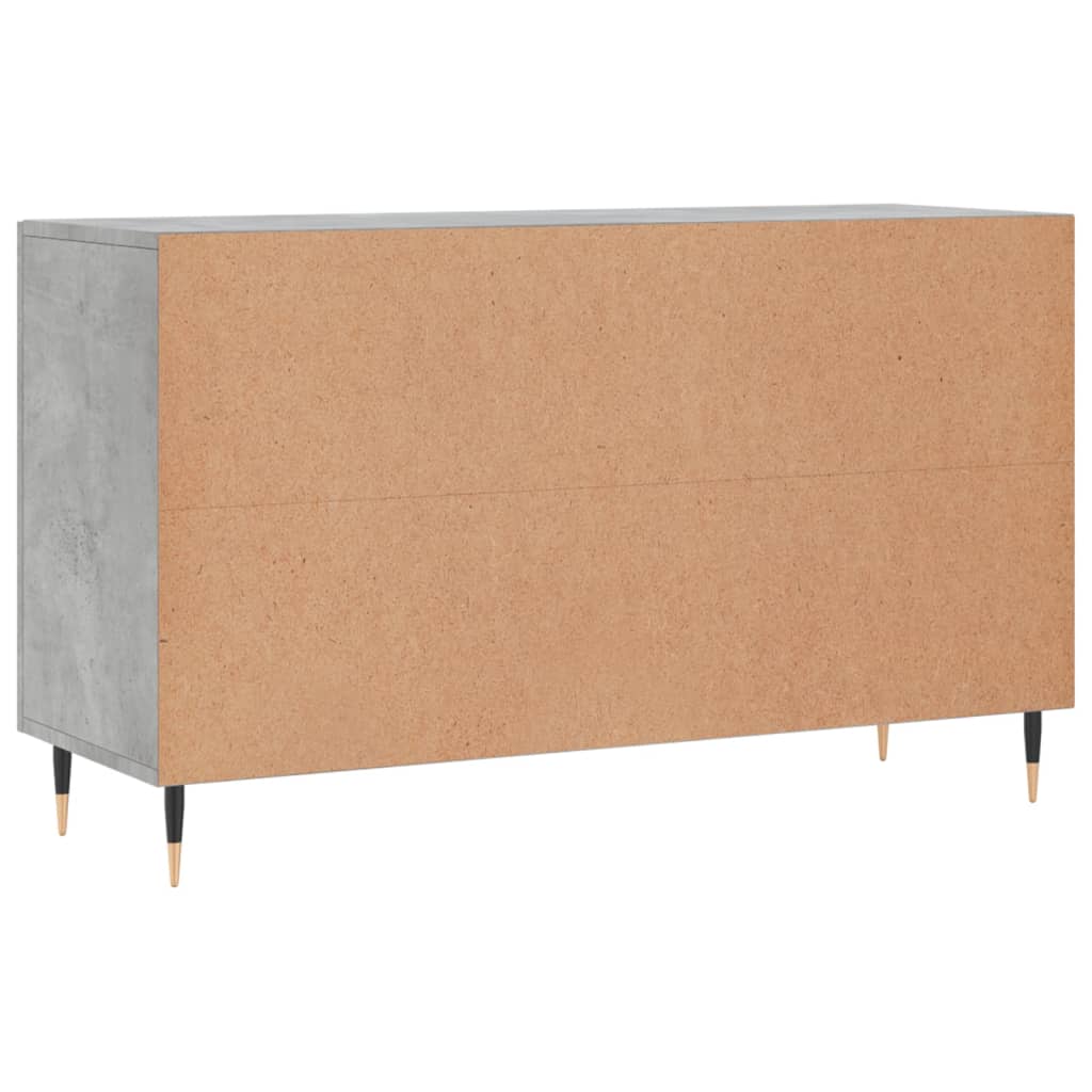 Credenza Grigio Cemento 100x36x60 cm in Legno Multistrato 828152