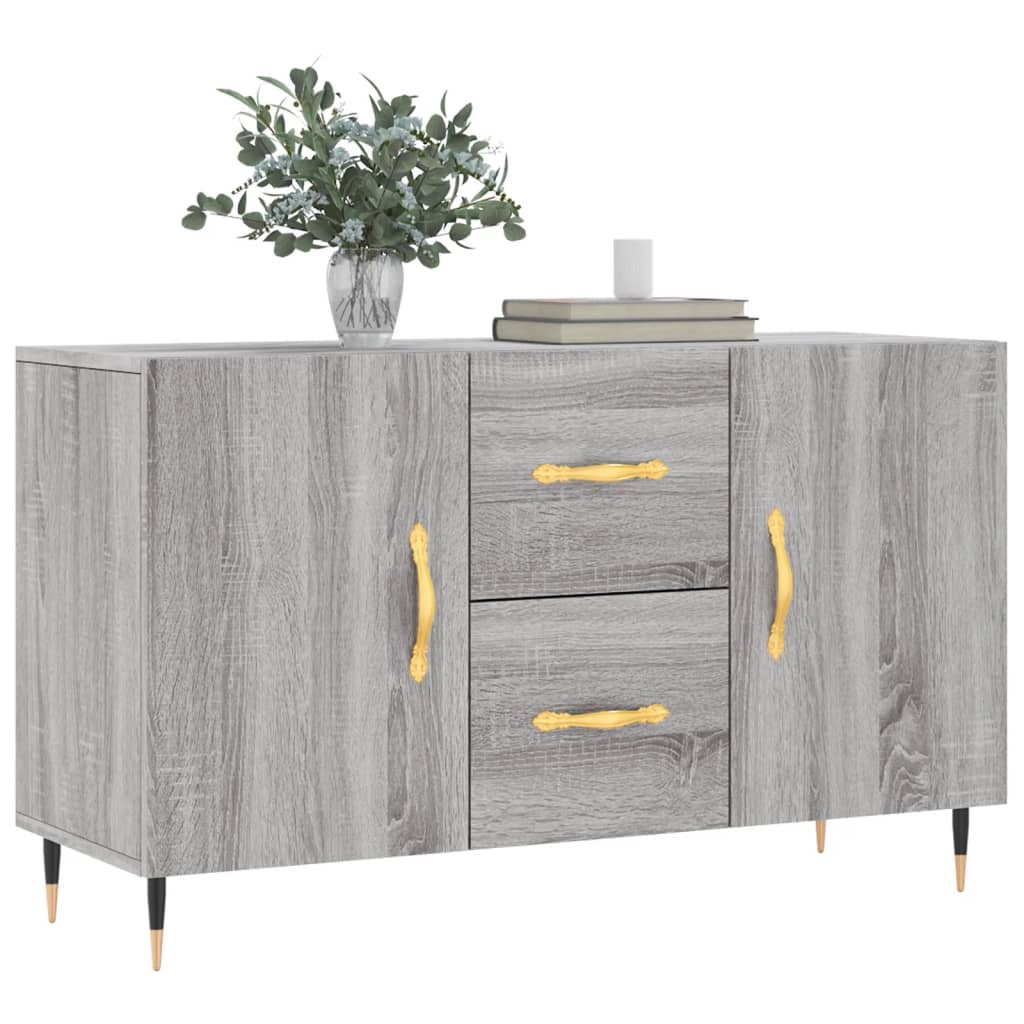 vidaXL Credenza Grigio Sonoma 100x36x60 cm in Legno Multistrato