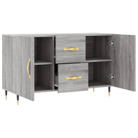 vidaXL Credenza Grigio Sonoma 100x36x60 cm in Legno Multistrato