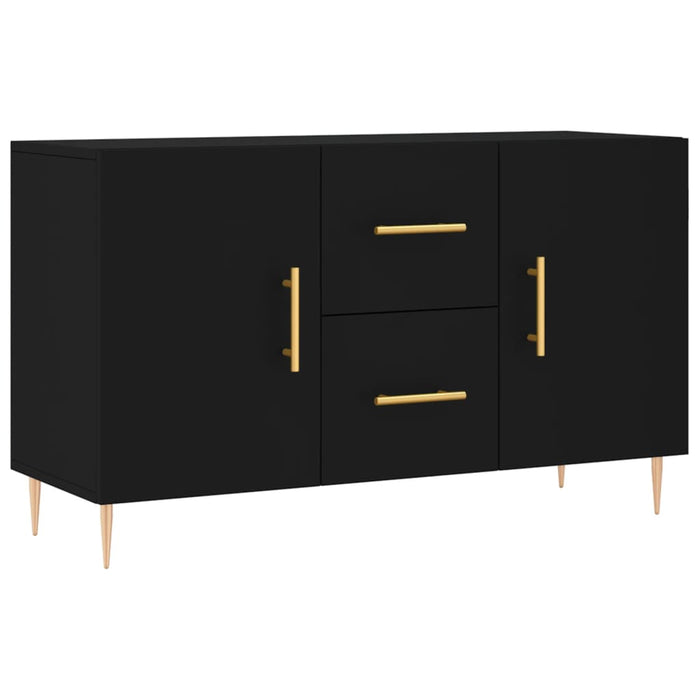 Credenza Nera 100x36x60 cm in Legno Multistratocod mxl 127552
