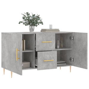 Credenza Grigio Cemento 100x36x60 cm in Legno Multistrato 828160