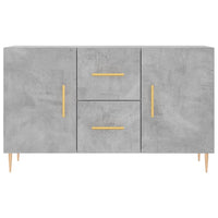 Credenza Grigio Cemento 100x36x60 cm in Legno Multistrato 828160