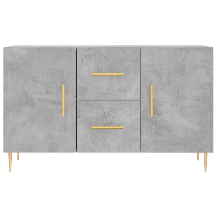 Credenza Grigio Cemento 100x36x60 cm in Legno Multistrato 828160