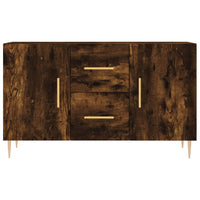 Credenza Rovere Fumo 100x36x60 cm in Legno Multistrato 828161