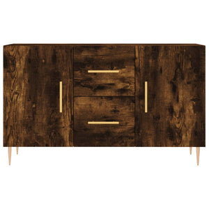 Credenza Rovere Fumo 100x36x60 cm in Legno Multistrato 828161