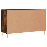 Credenza Rovere Fumo 100x36x60 cm in Legno Multistrato 828161