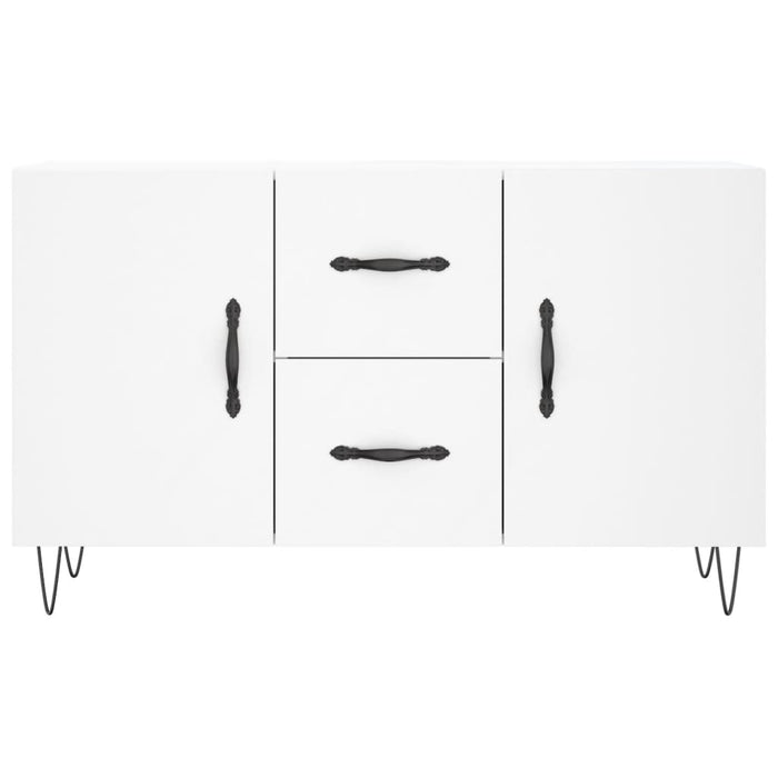 Credenza-Buffet-Armadio da cucina Bianca 100x36x60 cm in Legno Multistrato 802960