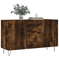 Credenza Rovere Fumo 100x36x60 cm in Legno Multistrato 828169