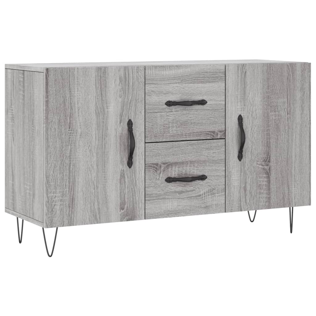 vidaXL Credenza Grigio Sonoma 100x36x60 cm in Legno Multistrato