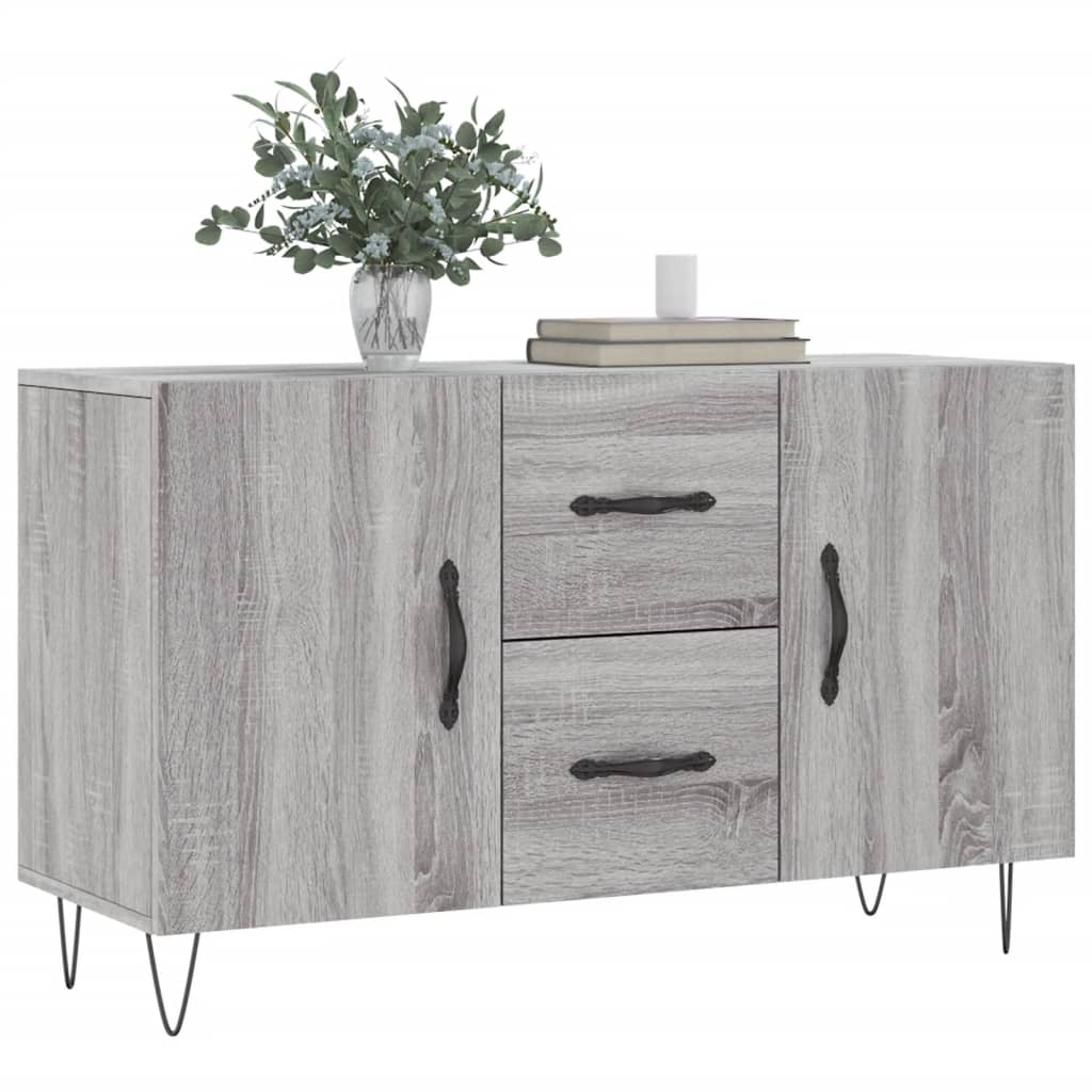 vidaXL Credenza Grigio Sonoma 100x36x60 cm in Legno Multistrato