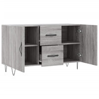 vidaXL Credenza Grigio Sonoma 100x36x60 cm in Legno Multistrato