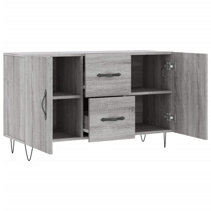 vidaXL Credenza Grigio Sonoma 100x36x60 cm in Legno Multistrato