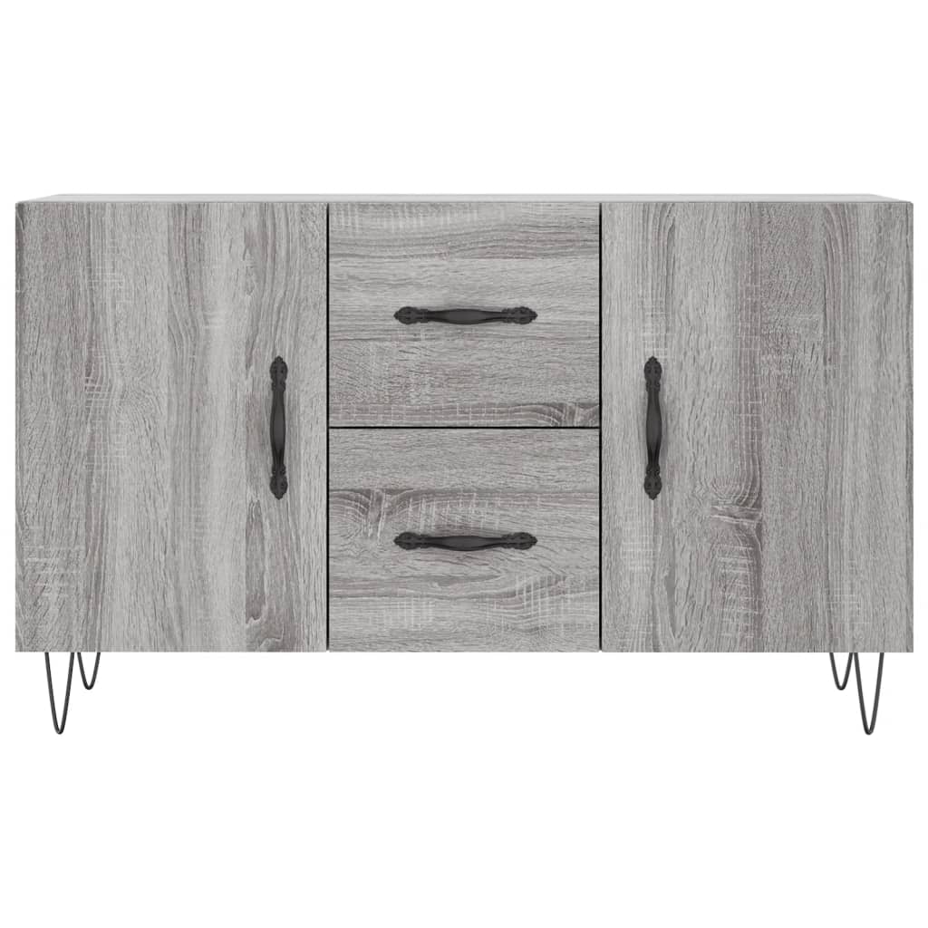 vidaXL Credenza Grigio Sonoma 100x36x60 cm in Legno Multistrato