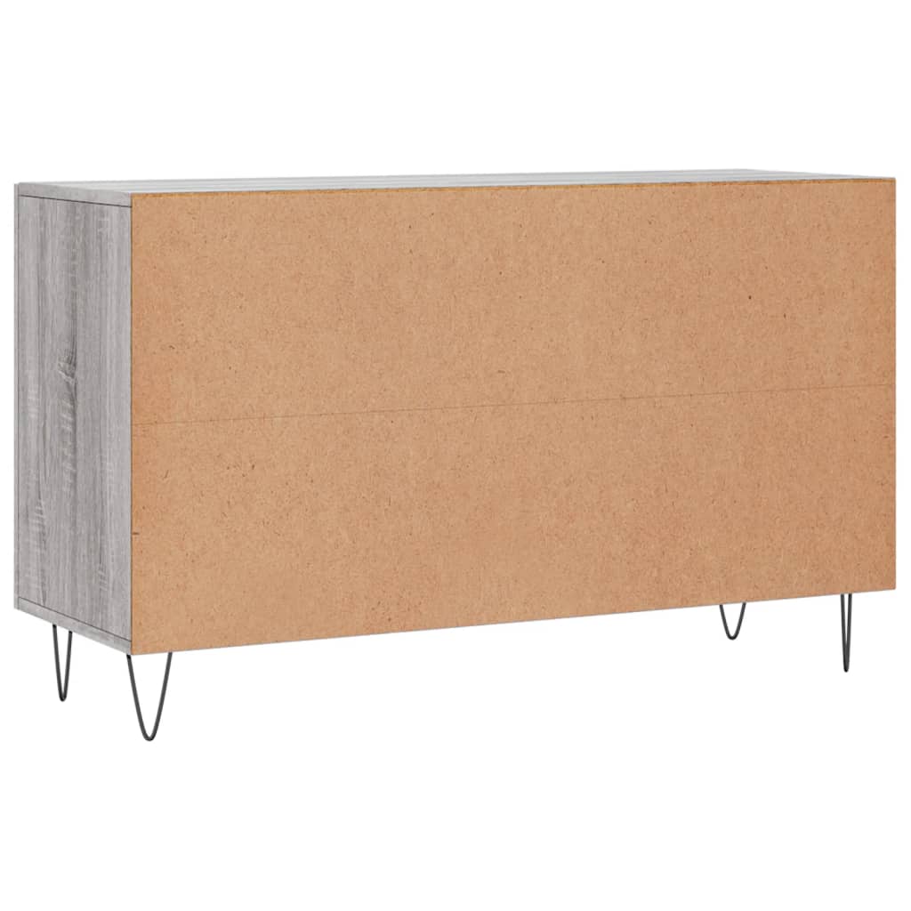 vidaXL Credenza Grigio Sonoma 100x36x60 cm in Legno Multistrato
