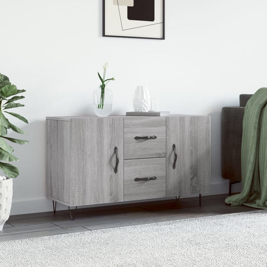 vidaXL Credenza Grigio Sonoma 100x36x60 cm in Legno Multistrato