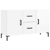 Credenza Bianco Lucido 100x36x60 cm in Legno Multistratocod mxl 127980