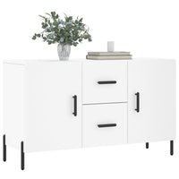 Credenza Bianca 100x36x60 cm in Legno Multistrato 828180