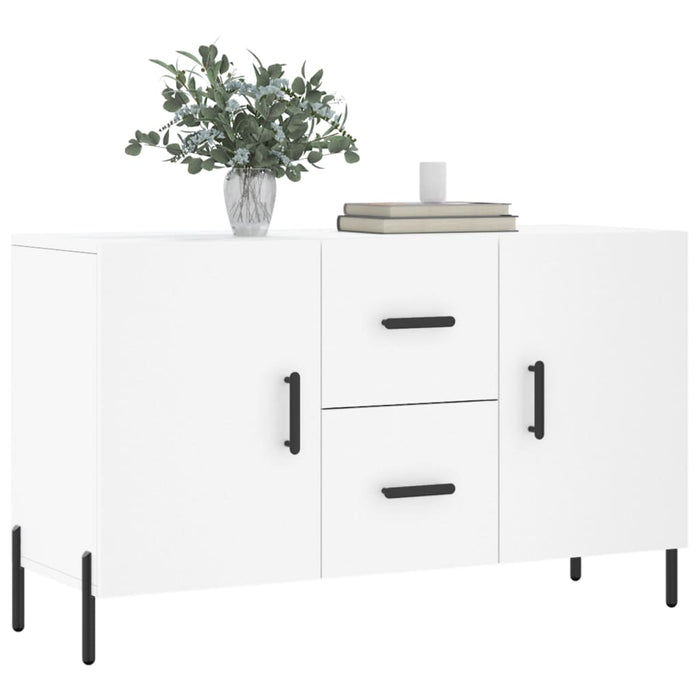Credenza Bianca 100x36x60 cm in Legno Multistrato 828180