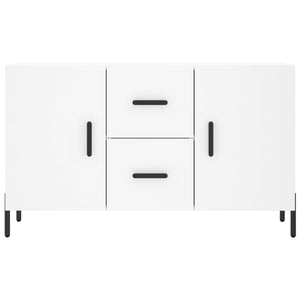 Credenza-Buffet-Armadio da cucina Bianca 100x36x60 cm in Legno Multistrato 369966