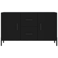 Credenza Nera 100x36x60 cm in Legno Multistrato 828181