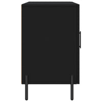 Credenza Nera 100x36x60 cm in Legno Multistrato 828181