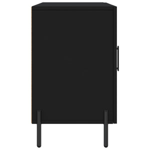 Credenza Nera 100x36x60 cm in Legno Multistrato 828181