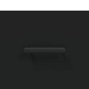 Credenza Nera 100x36x60 cm in Legno Multistrato 828181