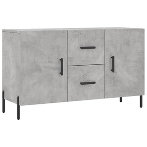 Credenza Grigio Cemento 100x36x60 cm in Legno Multistrato 828184