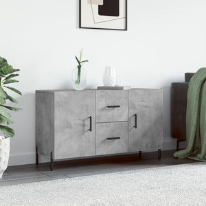Credenza Grigio Cemento 100x36x60 cm in Legno Multistrato 828184