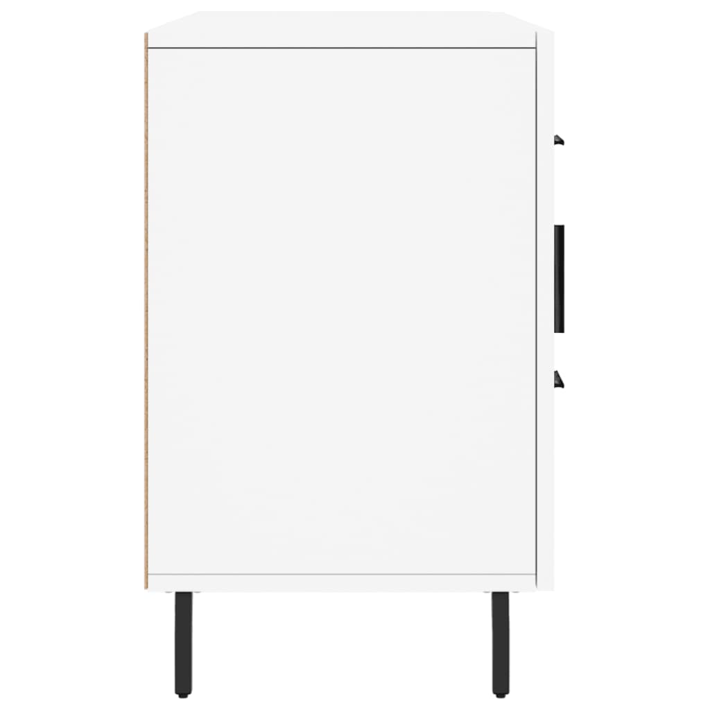 Credenza Bianca 100x36x60 cm in Legno Multistrato 828188