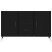 Credenza Nera 100x36x60 cm in Legno Multistrato