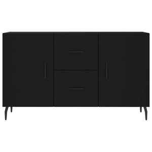 Credenza Nera 100x36x60 cm in Legno Multistrato