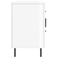 Credenza Bianco Lucido 100x36x60 cm in Legno Multistrato 828190