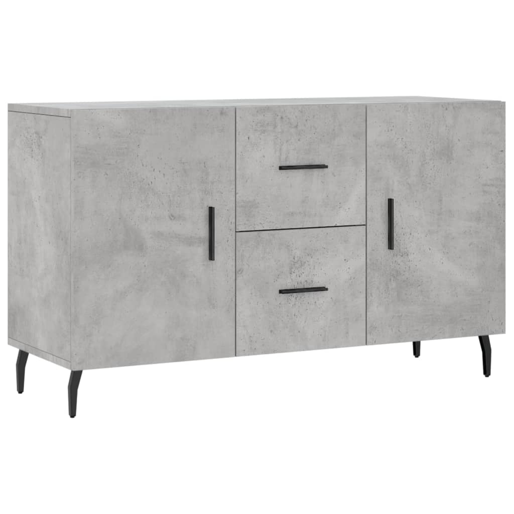 Credenza Grigio Cemento 100x36x60 cm in Legno Multistrato 828192