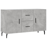 Credenza Grigio Cemento 100x36x60 cm in Legno Multistrato 828192