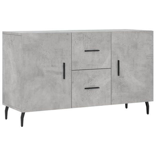 Credenza Grigio Cemento 100x36x60 cm in Legno Multistrato 828192