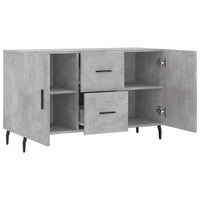 Credenza Grigio Cemento 100x36x60 cm in Legno Multistrato 828192