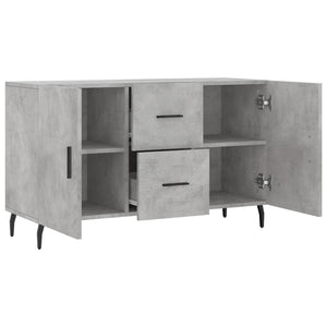 Credenza Grigio Cemento 100x36x60 cm in Legno Multistrato 828192