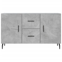 Credenza Grigio Cemento 100x36x60 cm in Legno Multistrato 828192
