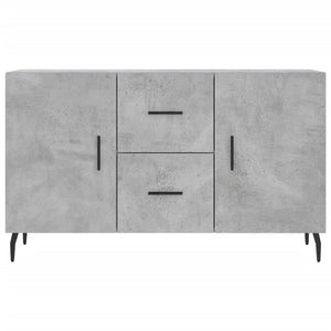 Credenza Grigio Cemento 100x36x60 cm in Legno Multistrato 828192