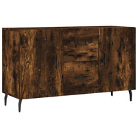 Credenza Rovere Fumo 100x36x60 cm in Legno Multistrato 828193